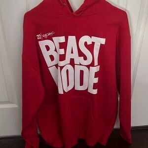 Red hoodie sweater 